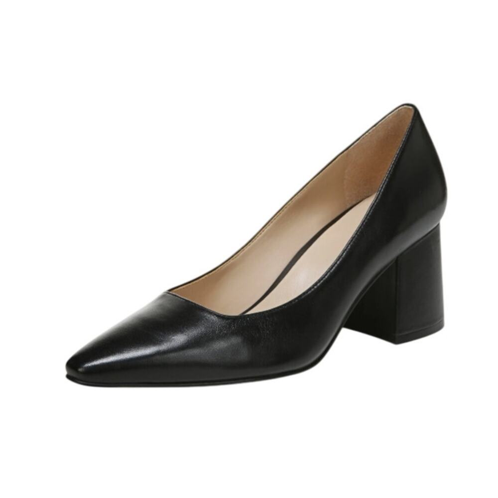 Naturalizer Womens Licia Pumps Size 6 M EU 36 Black Leather Heels NWOB